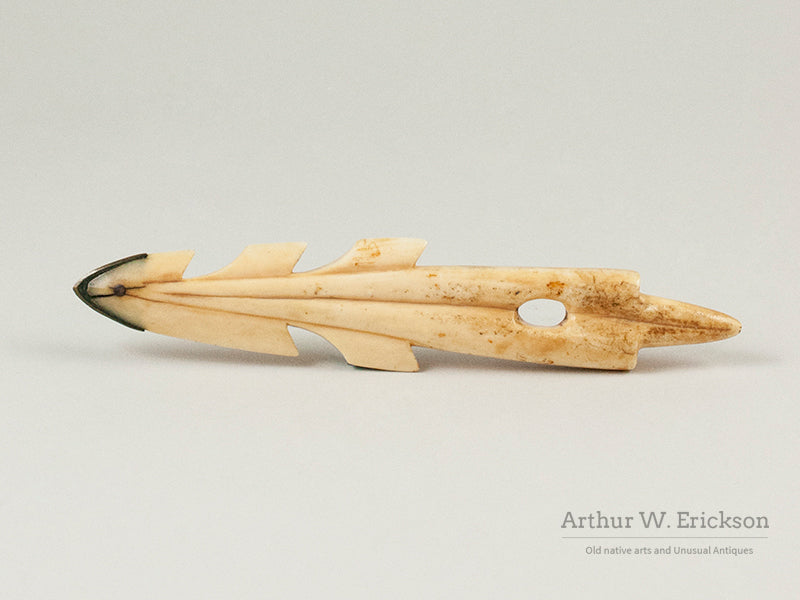 Eskimo Walrus Ivory Harpoon Head