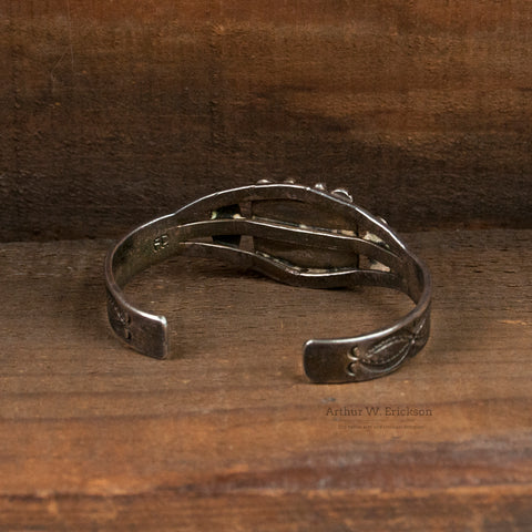 Fred Peshlakai 1940’s Single Stone Bracelet