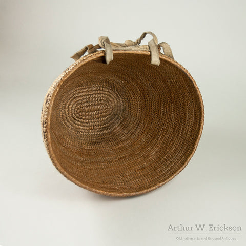 Figural Fully Imbricated Puget Sound Basket