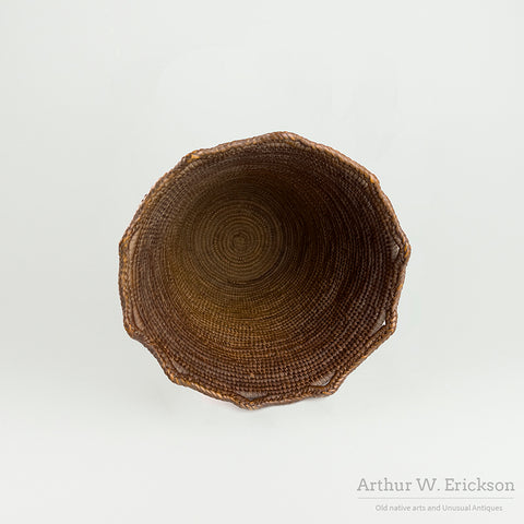 Fully Imbricated Klickitat Huckleberry Basket