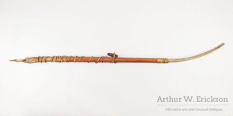 Antique Eskimo Harpoon with Rigging