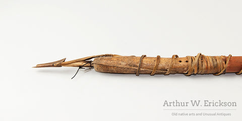 Antique Eskimo Harpoon with Rigging