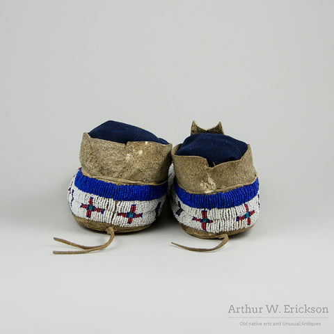 Fully Beaded Plains Moccasins