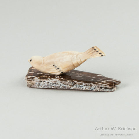 Carved Walrus Ivory Sliding Seal