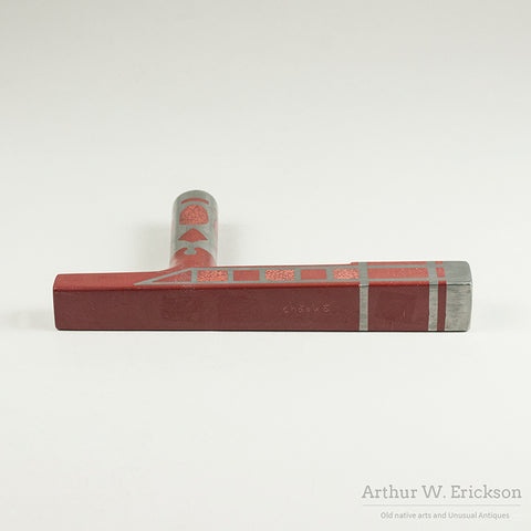 Catlinite Pipe by Myron "Chaska" Taylor