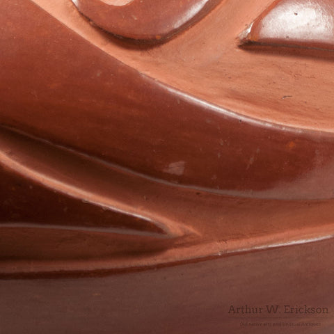 Large Christina Naranjo (1891-1980) Redware Pot with Avanyu