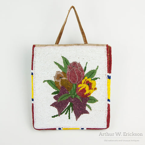 Double Sided Plateau Beaded Flat Bag