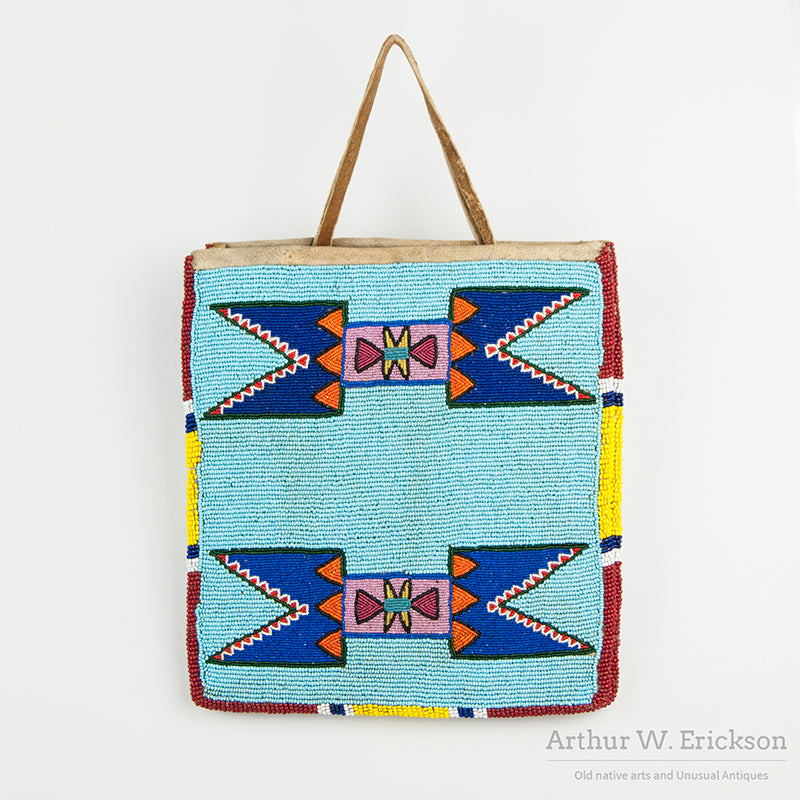 Double Sided Plateau Beaded Flat Bag