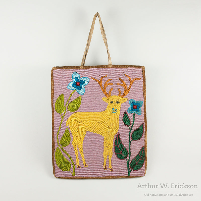 Folksy Plateau Beaded Elk Bag