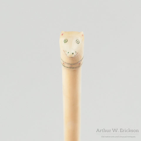 Eskimo Bear Head Crochet Hook