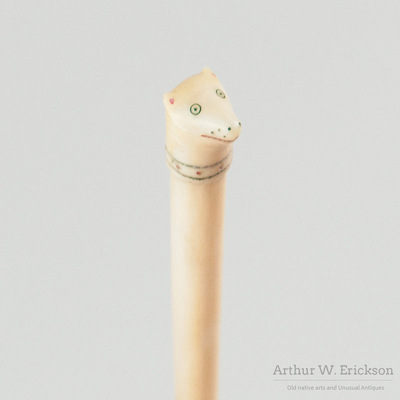 Eskimo Bear Head Crochet Hook