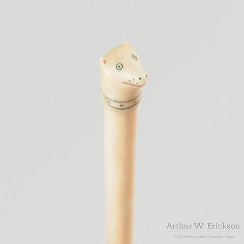 Eskimo Bear Head Crochet Hook