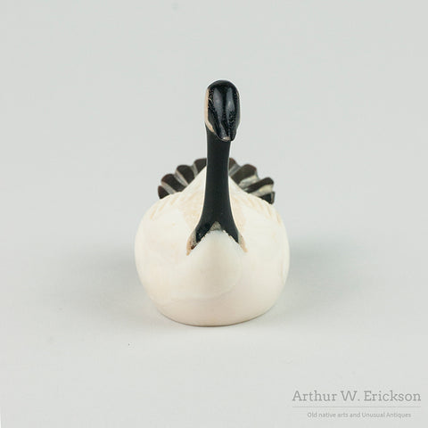 Eskimo Carved Ivory "Floating" Goose