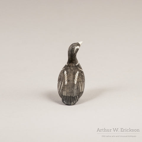 Eskimo Scrimshaw Waterfowl by Charles M. Kokuluk - Arthur W. Erickson - 2
