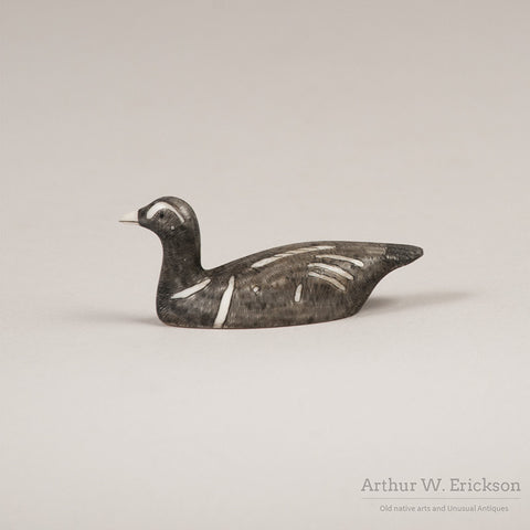 Eskimo Scrimshaw Waterfowl by Charles M. Kokuluk - Arthur W. Erickson - 5