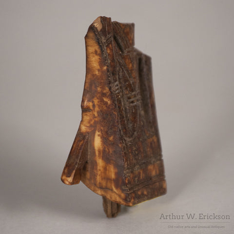 Eskimo Excavated Ivory Turreted Object, Punuk Style - Arthur W. Erickson - 4