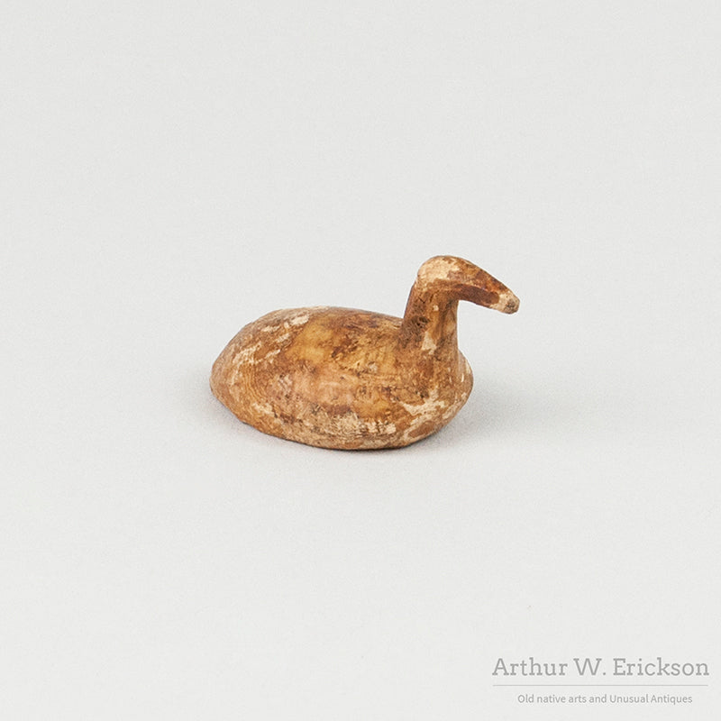 Excavated Walrus Ivory Game Bird