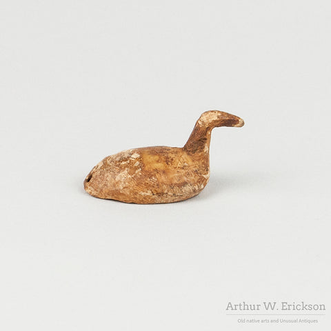 Excavated Walrus Ivory Game Bird