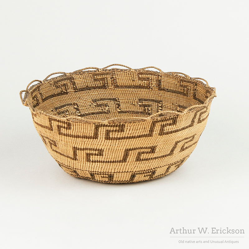 Finely Woven Chehalis Basket