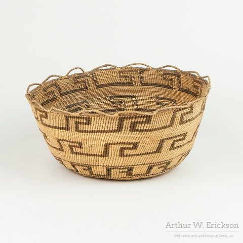 Finely Woven Chehalis Basket