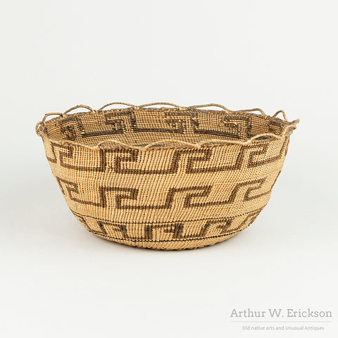 Finely Woven Chehalis Basket