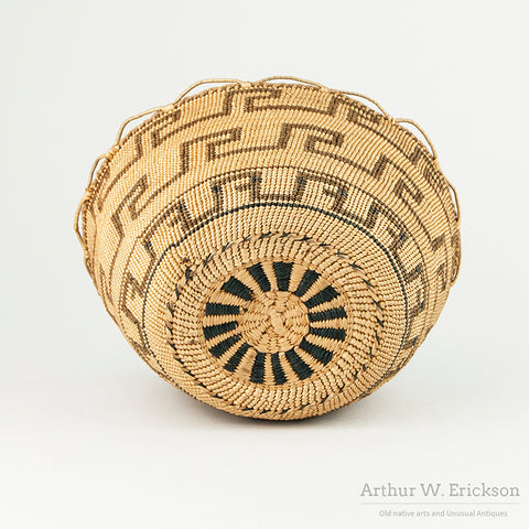Finely Woven Chehalis Basket