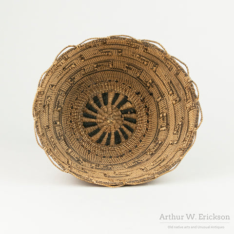 Finely Woven Chehalis Basket