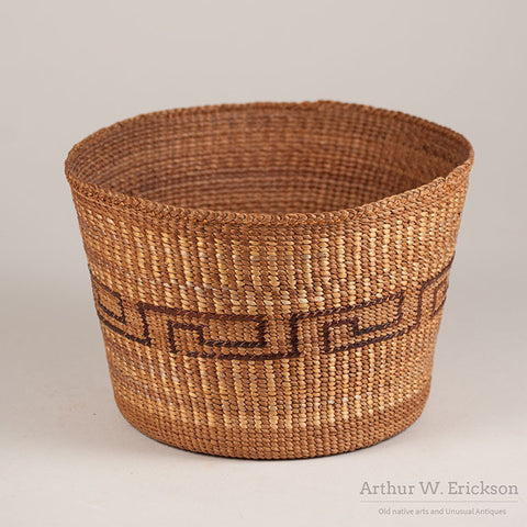 Finely Woven Tsimshian Basket