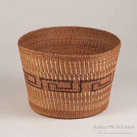 Finely Woven Tsimshian Basket