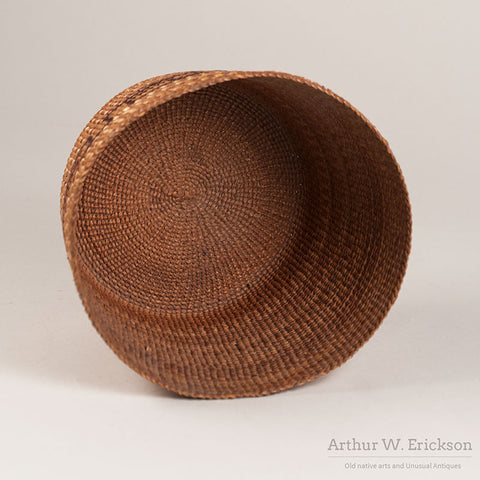 Finely Woven Tsimshian Basket