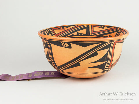 First Prize Hopi Bowl by Violet Huma