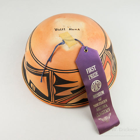 First Prize Hopi Bowl by Violet Huma