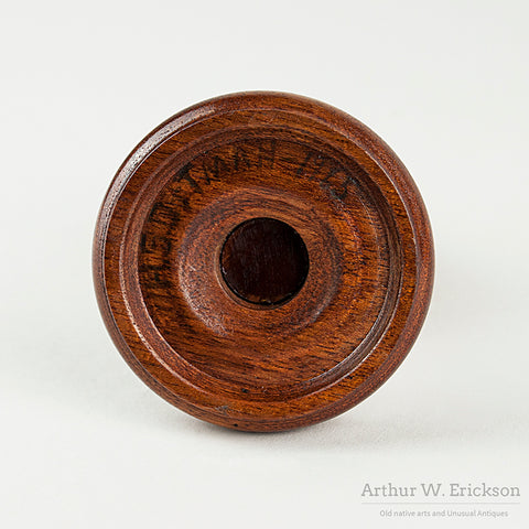 Folk Art Man In A Barrel by Howard Ortman