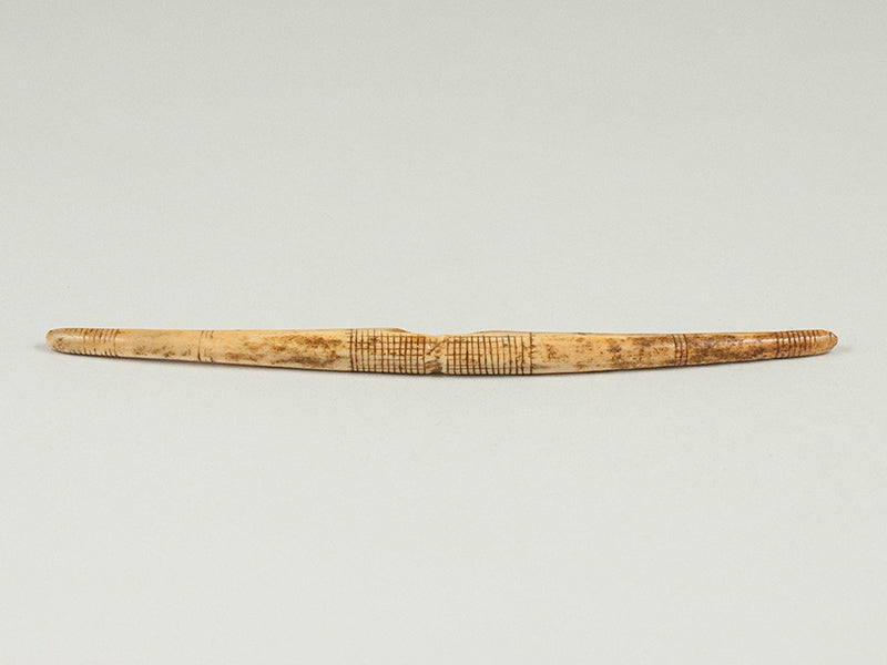 Fossilized Walrus Ivory Bag Handle
