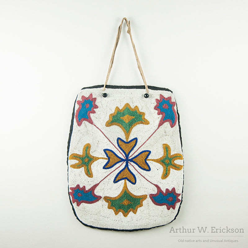 Fully Contoured Plateau Beaded Flat Bag