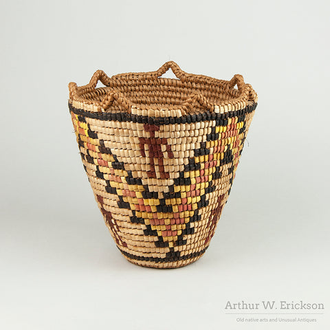 Elsie Thomas Fully Imbricated Figural Basket