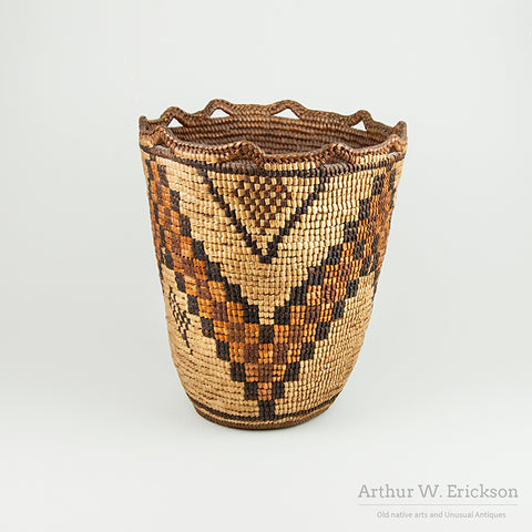 Fully Imbricated Klickitat Huckleberry Basket