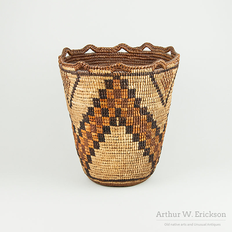 Fully Imbricated Klickitat Huckleberry Basket