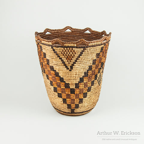 Fully Imbricated Klickitat Huckleberry Basket