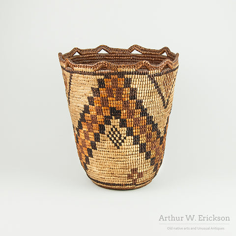 Fully Imbricated Klickitat Huckleberry Basket