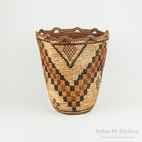 Fully Imbricated Klickitat Huckleberry Basket