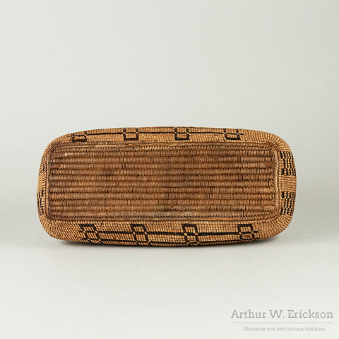 Cowiltz Fully Imbricated  Oval Basket
