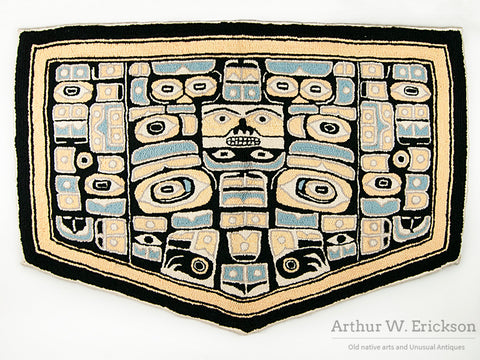 Chilkat Design Hooked Rug