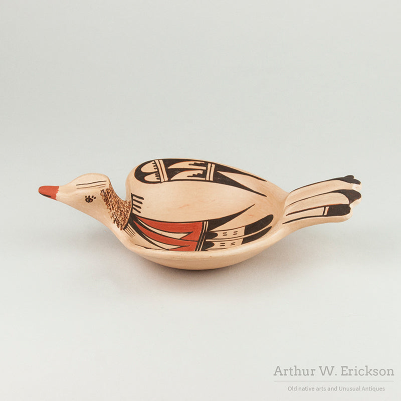 Garnet Pavatea Hopi Bird Bowl