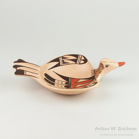 Garnet Pavatea Hopi Bird Bowl