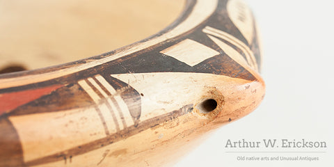 Hopi Pottery Bowl by Leah Nampeyo (1928-1974)