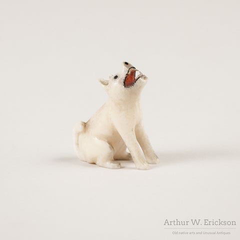 Eskimo  Ivory Howling Husky - Arthur W. Erickson - 2