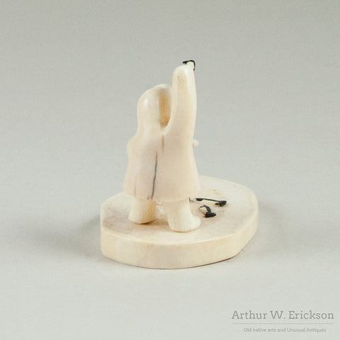 Ice Fishing Eskimo Tableau