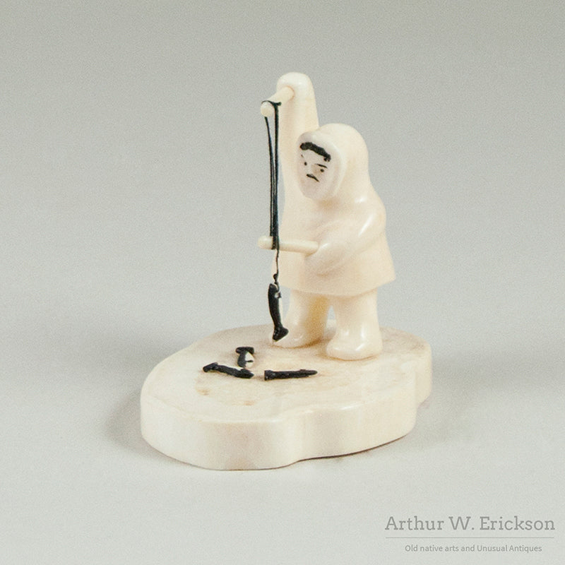 Ice Fishing Eskimo Tableau