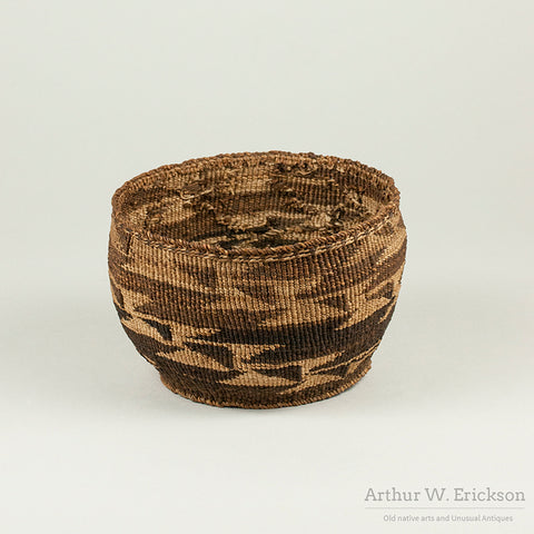 Klamath Basket with Intricate Design
